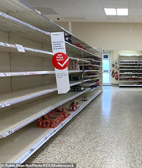There are mounting warnings supermarket shelves could be left empty by the app